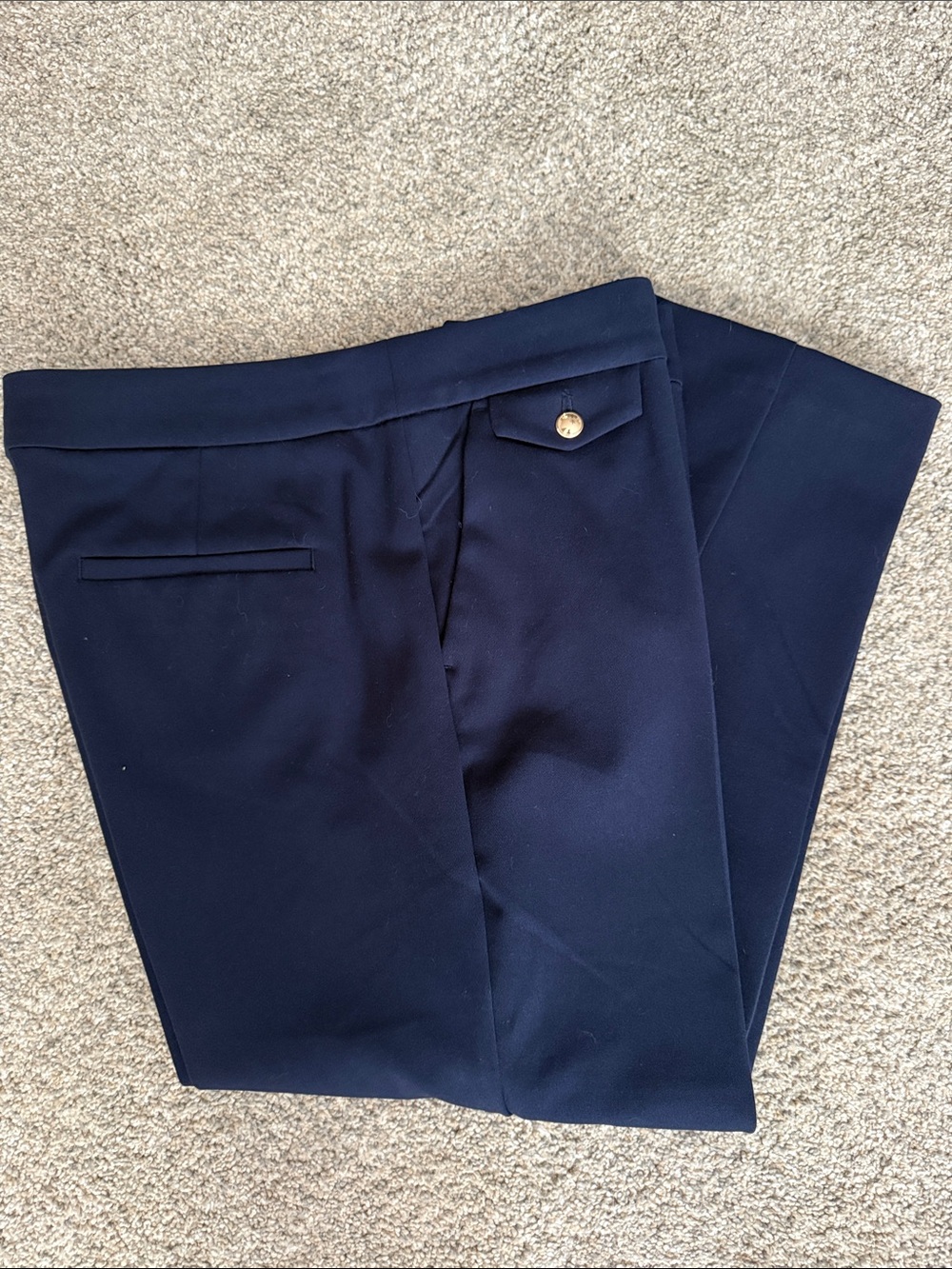 LOFT Navy Riviera Slim Women's Pants